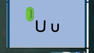 U Harfi | Animasyon U Harfi | Animasyon