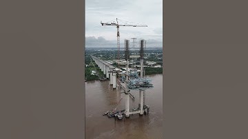 Tiến Độ Cầu Phước Khánh - Cầu Dây Văng Lớn Nhất #cauphuockhanh #caotocbenluclongthanh