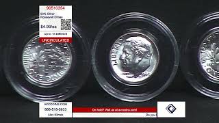 90% Silver Roosevelt Dimes - Uncirculated