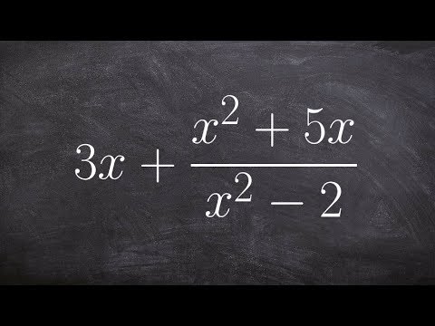 Combining rational expression