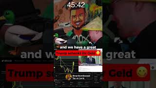 Trump schenkt DoorDash Frau Geld! 🤣😆 #livetrading #kryptolivetrading #btc #eth #xrp #trump #news