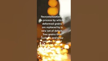 What Does Recrystallization Mean#engineering#construction#technology#students#creatingforindia