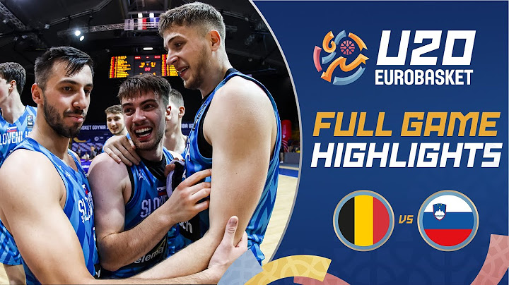 Semi-Finals: Belgium 🇧🇪 vs Slovenia 🇸🇮 | Extended Highlights | FIBA U20 EuroBasket 2024