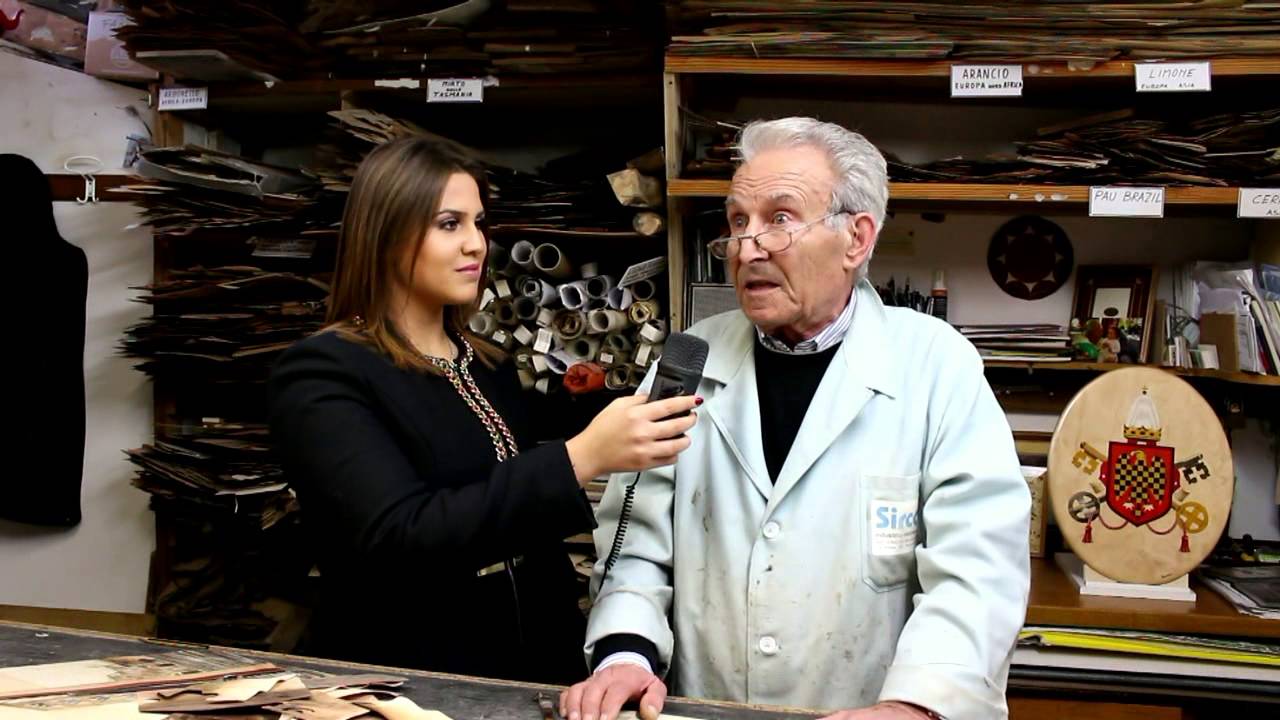 Alessandra Piccirilli intervista l'intarsiatore anagnino Carlo Turri