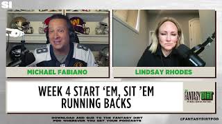 Start Em, Sit Em RBs: Week 4