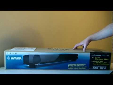 Yamaha ATS-1010 Sound Bar - Review & Unboxing - Surround Sound Home Theater Speaker System.