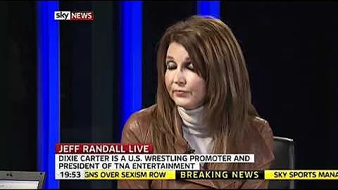 Dixie Carter on Jeff Randall Live on Sky News 26.01.2011