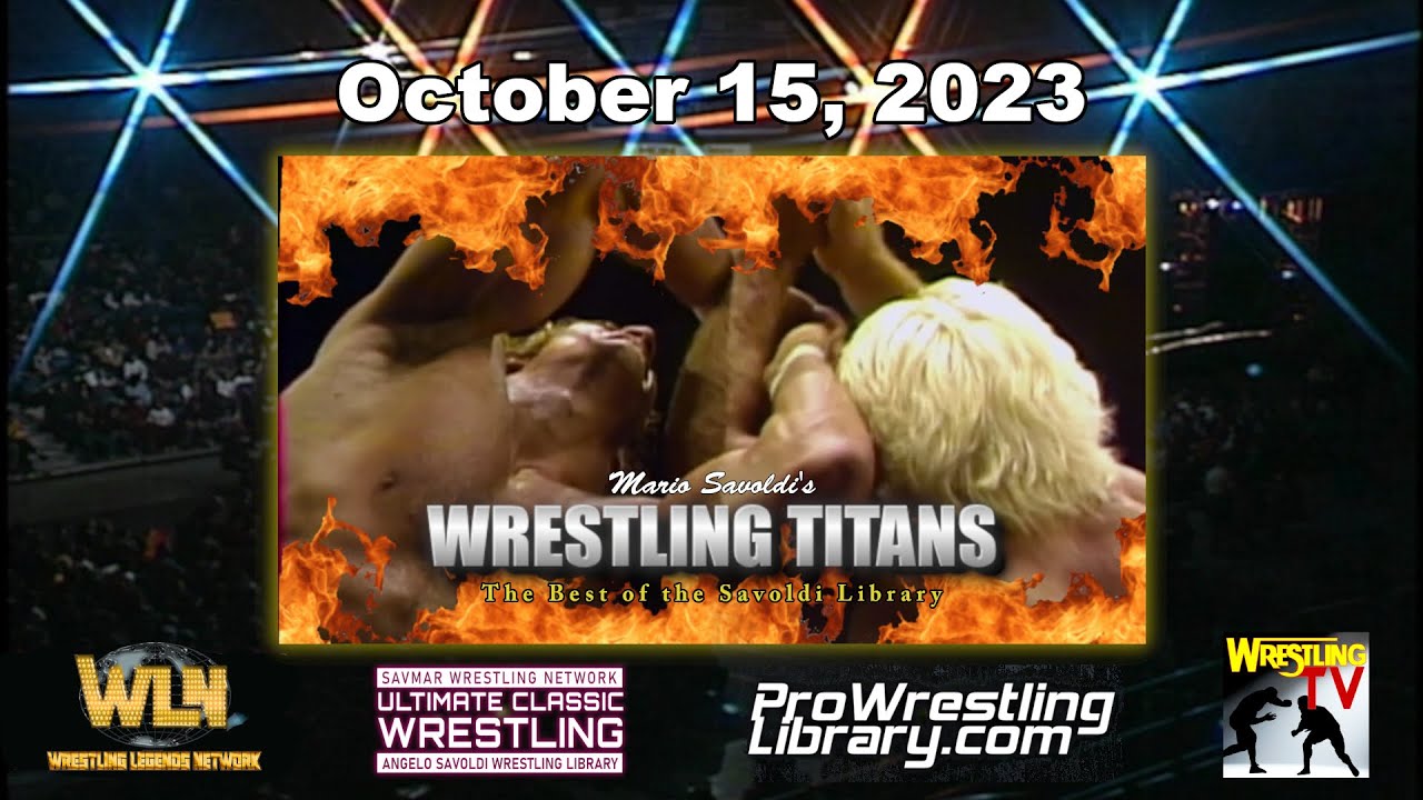 Mario Savoldi's Wrestling Titans: The Best of the Savoldi Library debuts October 15th