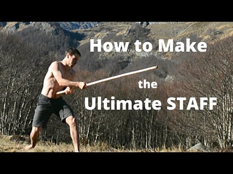How to Make the ULTIMATE STAFF - Multipurpose, Martial Arts, Survival Tool- Harvest, Season, Carving
