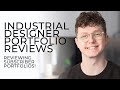 Industrial Designer Portfolio review!