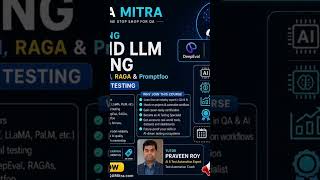 Become an AI QA Engineer - AI & LLM Testing using: DeepEval, Promptfoo and RAGAS LLM Evaluation