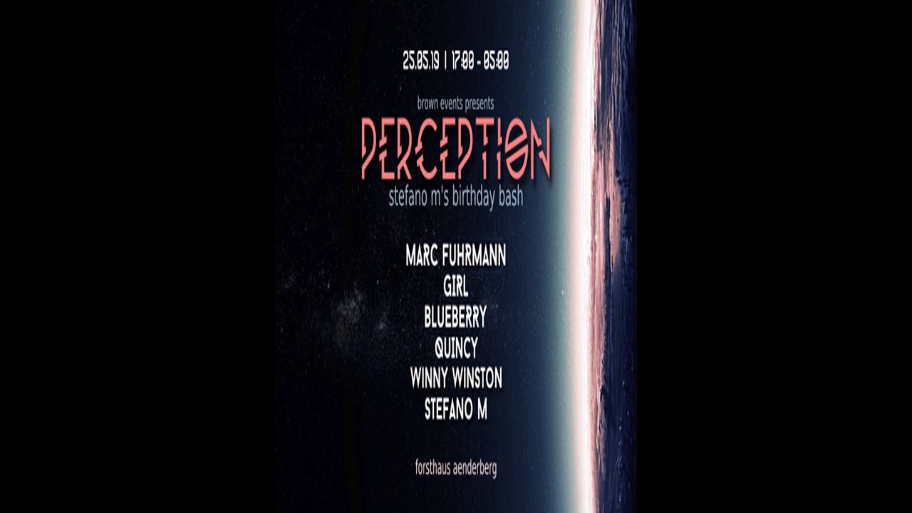 Stefano M - Perception    ShortDjSet