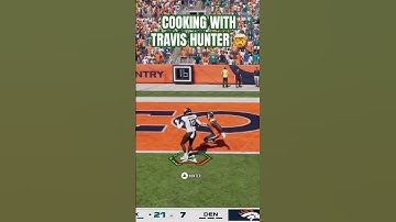 COOKING WITH TRAVIS HUNTER ❗️❗️ #madden26 #nfl #ps5 #gaming #touchdown #shorts #shortvideo #madden