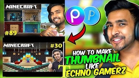 Make Thumbnail Like Techno Gamerz (Secret Reveal)