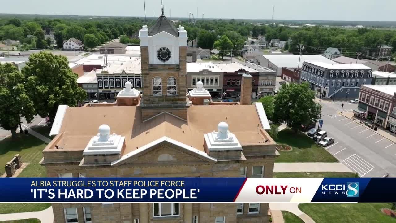 'It's hard to keep people' Albia struggles to staff police force YouTube