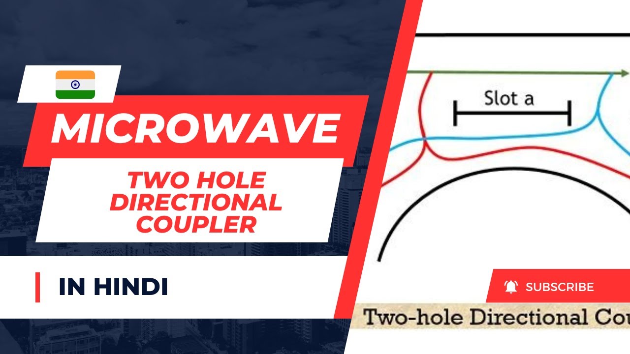 Two Hole Directional coupler in microwave engineering in hindi