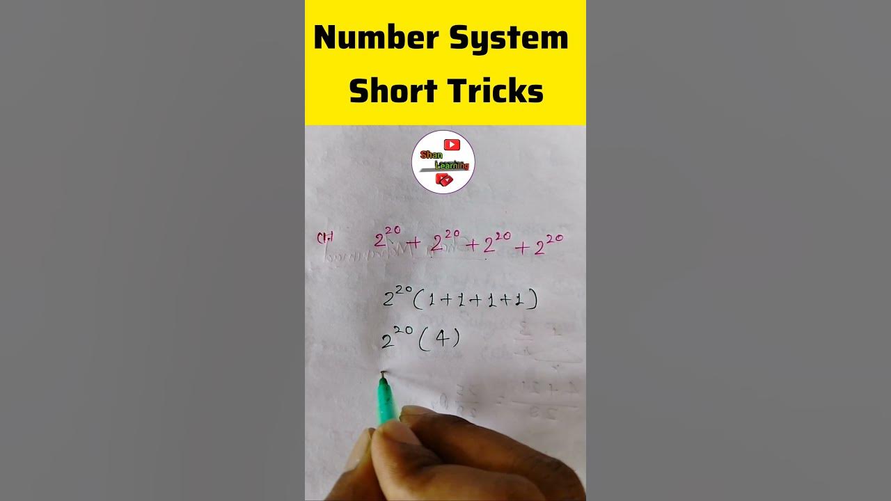 Maths Number System Tricks ️ #maths #mathshortcuts #numbersystem # ...