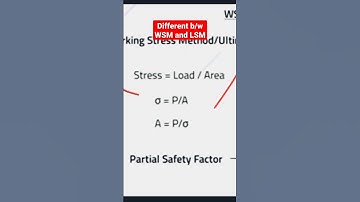 difference between working stress method and limit state method