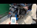 Yamaha Aerox 155 with Akrapovic M1 GP real carbon heat guard sound check w/ decibel meter