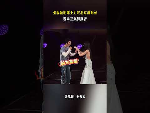 張靚穎助陣王力宏北京演唱會 現場互飆海豚音 張靚穎 王力宏 王力宏演唱會 音樂現場