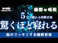 【驚くほど寝れる】5分で眠れる睡眠音楽、自律神経を整える夜の音楽 眠れる周波数528Hz|3時間 Deep Sleep Music *02060406