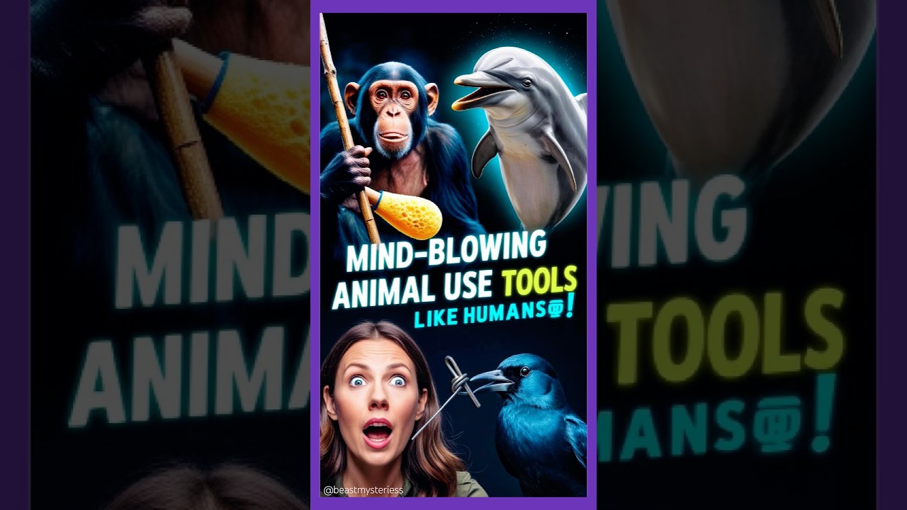 😱 How Animals Use Tools Like Humans! 🛠️ 