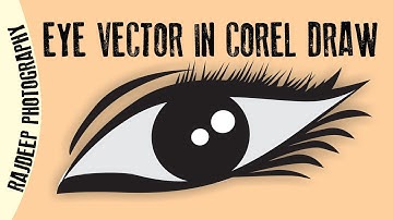 How to make Eye in corel draw X2/X3/X7 - Vector Eye (Hindi) || Smart Tech India | #Coreldrawvector