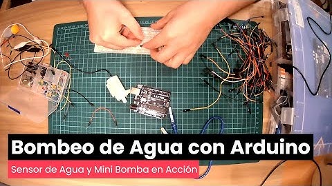 ¡Sistema de Bombeo de Agua con Arduino! Sensor de Agua y Mini Bomba en Acción
