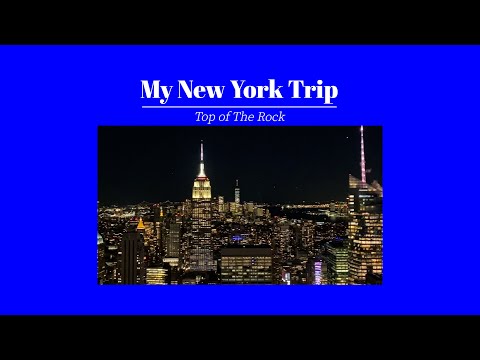 🌃  l  록펠러센터 야경 Top of The Rock 2021❅♡ ⋆⁺₊⋆ ☾⋆