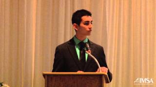 Anthony Marquez Speaks at 2014 IMSA Senior Banquet