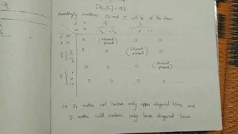 Angular momentum Matrices J+, J-, Jx  and Jy Part 2 (480p) | Quantum Mechanics |NNN