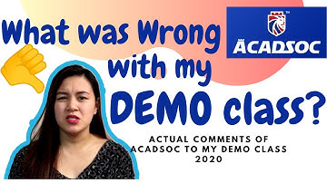 What Went Wrong with My DEMO CLASS | Dos and Don