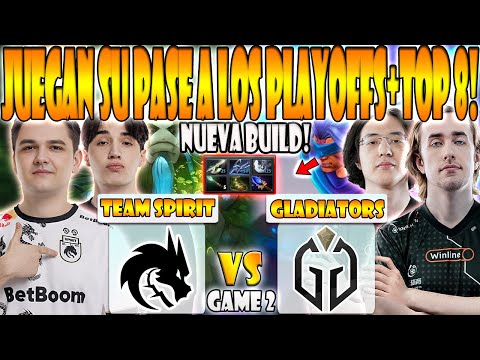TEAM SPIRIT VS GLADIATORS BO3[GAME 2]YATORO, COLLAPSE VS CCNC, WATSON-FISSURE UNIVERSE:EPISO.4 -DOTA