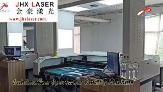 Laser Sublimation Sportwear Cutting Machine Water Cooling For Printed Textile