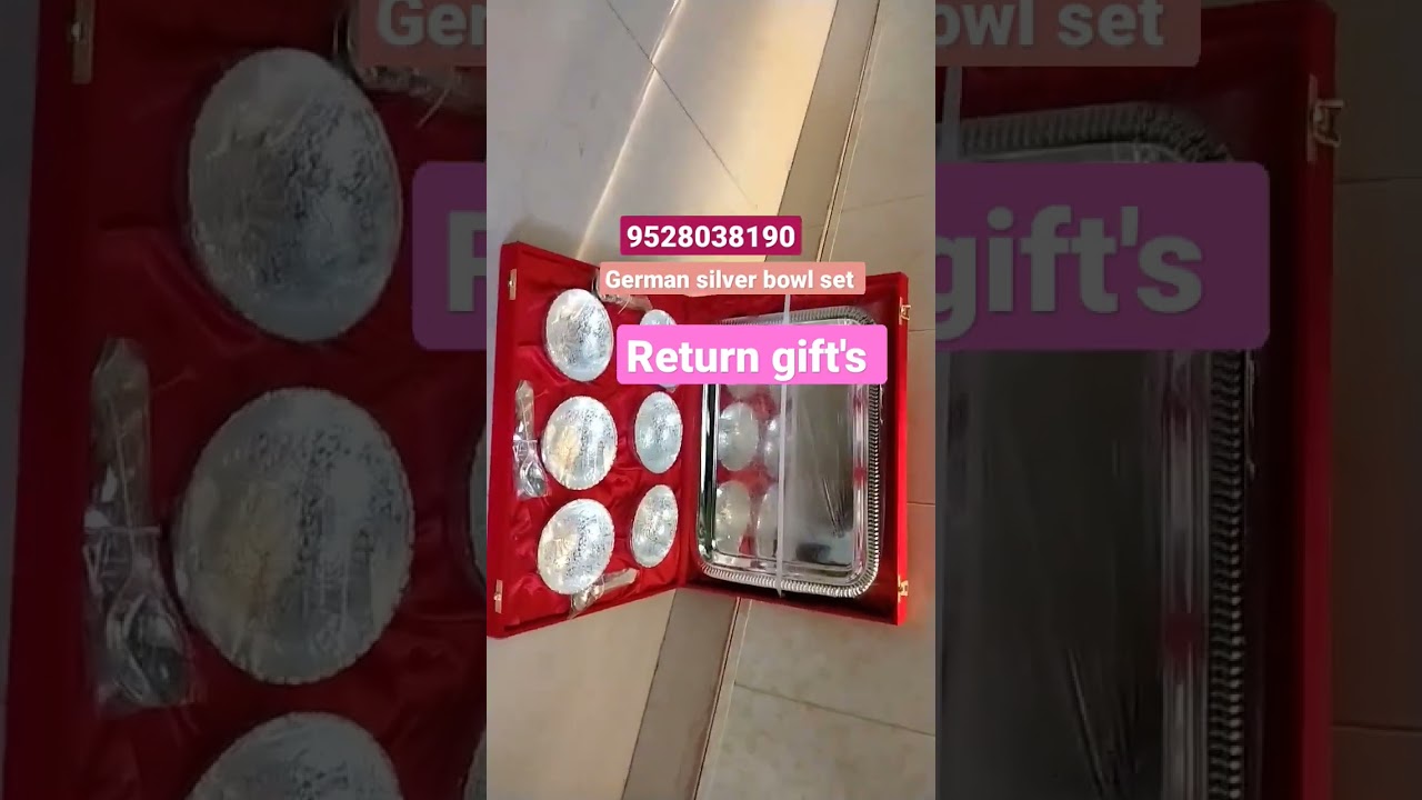 German silver bowl set,,,, return, corporate , wedding anniversary baby shower house warming gifts