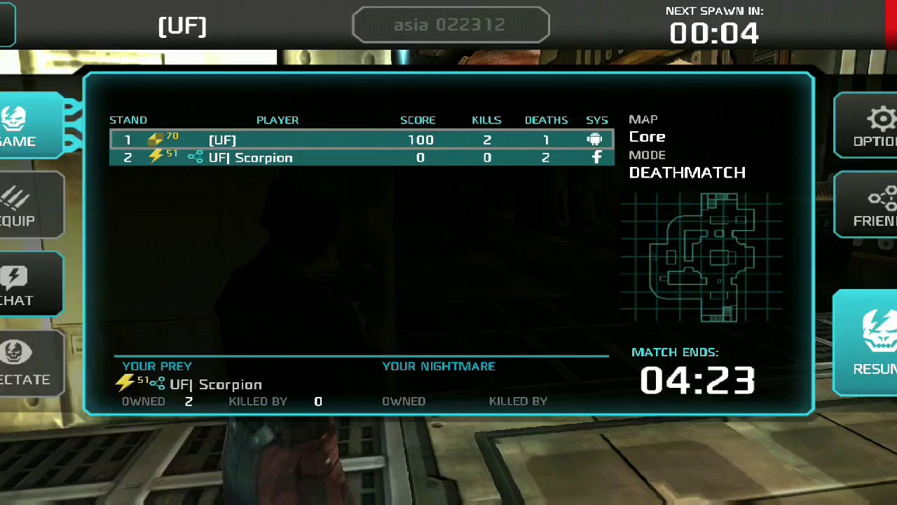 One Vs One sniping series | Android Vs PC | Shadowgun Deadzone