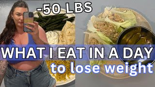 WHAT I EAT IN A DAY TO LOSE WEIGHT COUNTING POINTS!! High protein recipes, - 50lbs down screenshot 5