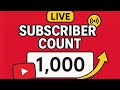 🔴Live YouTube Channel Promotion | 1000 SUBSCRIBERS 2 मिनट में ले जाओ #freefire #livepromotion #live