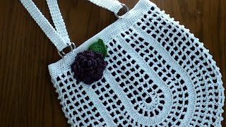 شنطه بسيطه و سهله للصيف ( الجزء الثانى) -( How To Crochet Summer Bag( part 2