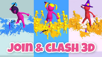 JOIN & CLASH  3D - Gameplay All Levels || Level 51 to 60 by Unlock Puzzles