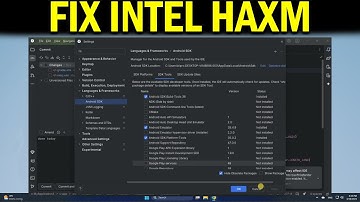 How To Fix Intel HAXM is required to run this AVD in Android Studio