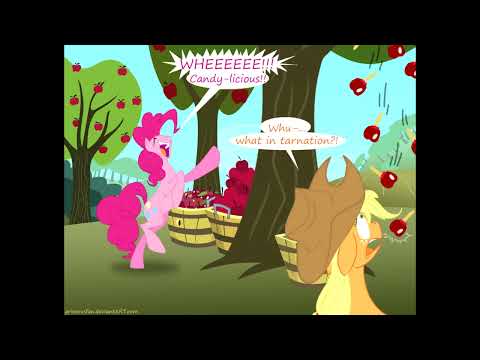 "In Which Pinkie Pie Bucks Apples" 🍎MLP Applejack & Pinkie Pie Comic Dub🍎 (Comedy)