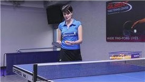 Table Tennis : How to Put a Spin on a Ping Pong Ball