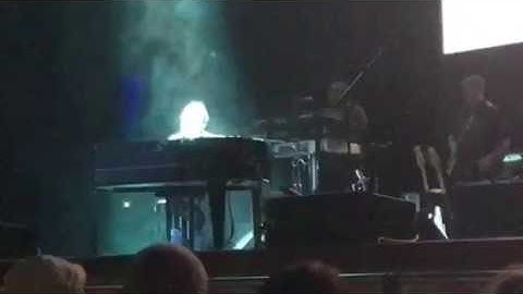 Sky Blue and Black Merriweather Post Pavilion