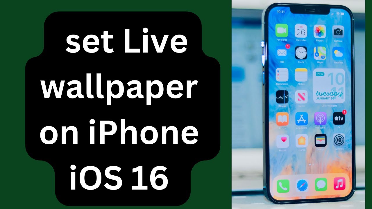 How To set Live wallpaper on iPhone iOS 16 | How To Put Live Wallpaper's iOS 16 | Live Wallpaper