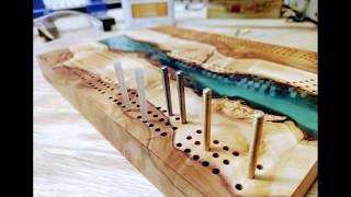 Chris and Cecilia Cribbage Board