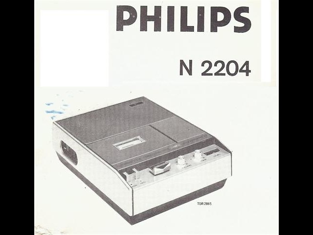 Magnétophone à Cassettes Philips Automatic 2204 – Vintage – état Correct