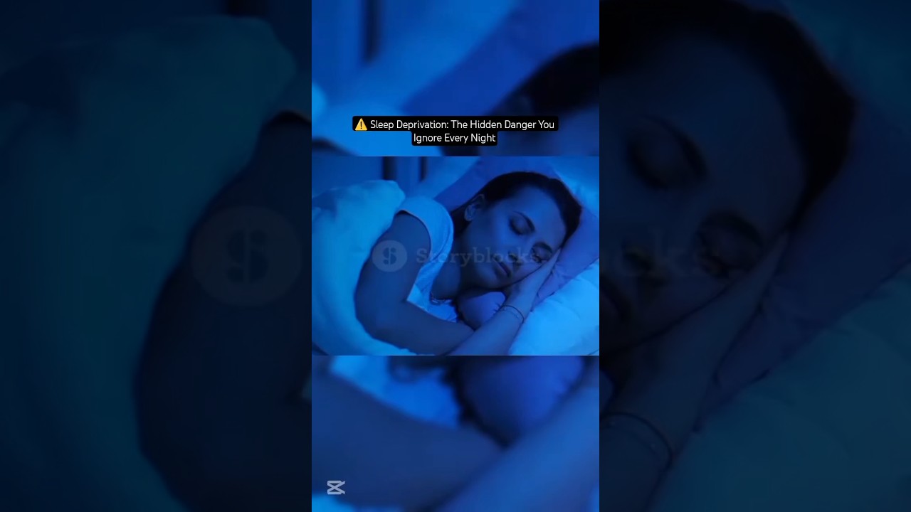 ⚠️ Sleep Deprivation: The Hidden Danger You Ignore Every Night.