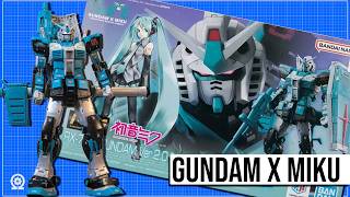 ロボット RG RX-78-2 GUNDAM HATSUNE MIKU Ver. The Limited Edition RG RX-78-2 Ver. 2.0 Hatsune Miku Gunpla Review