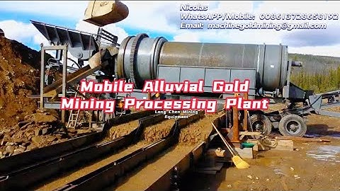 Mobile Alluvial Gold Mining Processing Plant